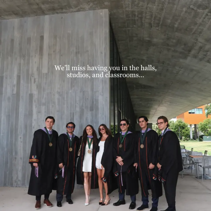 Graduating class in regalia